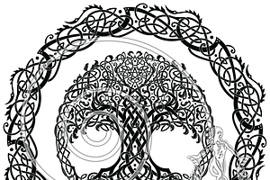 Tree Of Life, Celtic Knotwork Art