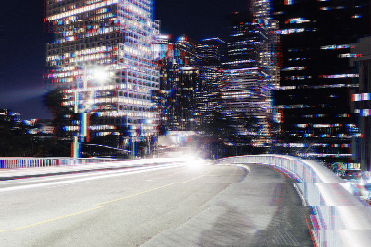 Digital Glitch Effect PSD Templates preview 6