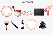 Spa and Beauty Clipart Bundle, a Decorative Illustration by Anca Digital Vibe (Thumbnail 4 of 8)