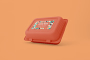 Food Box Mockup, a Packaging Mockup by Qaleb Studio (Thumbnail 1 of 3)