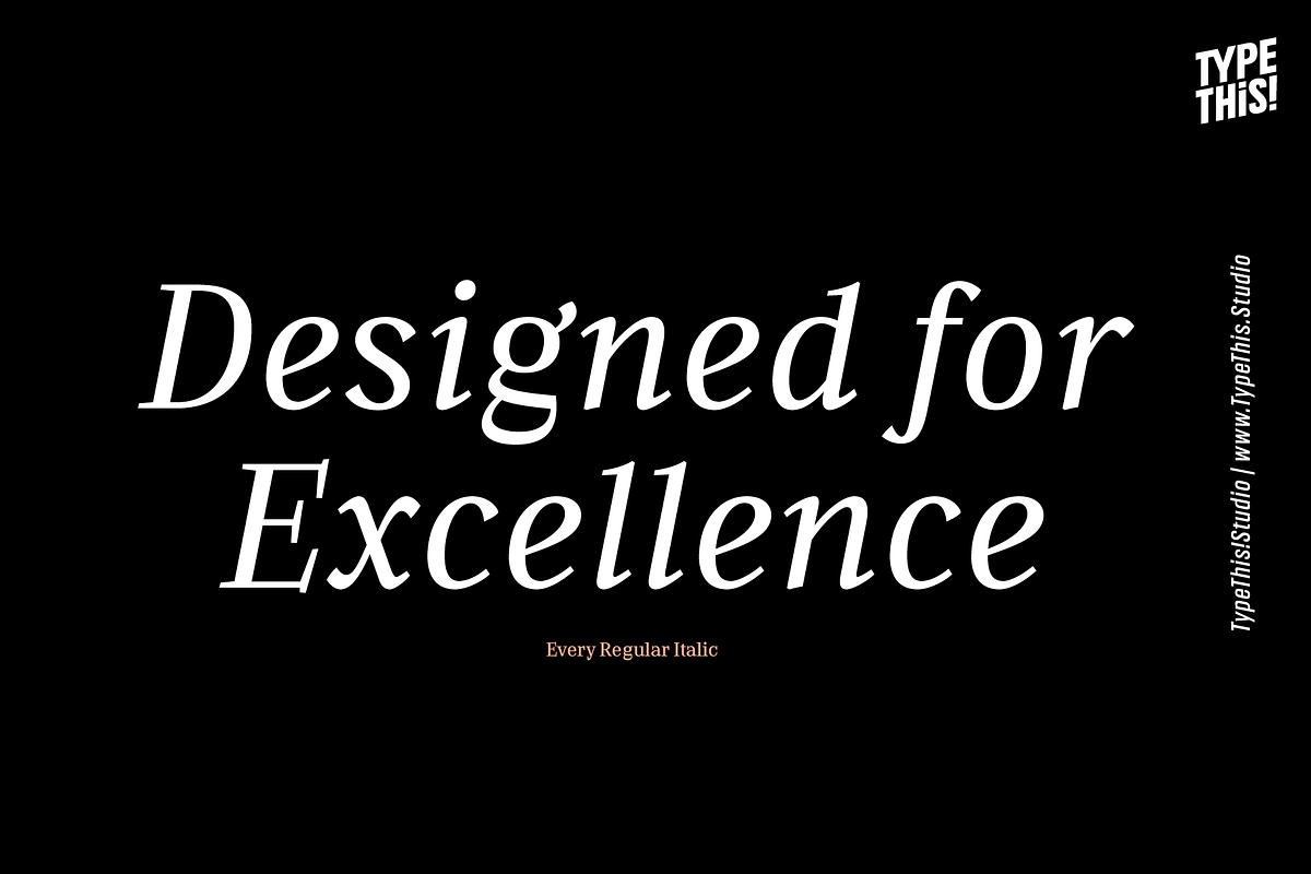 Every Core, a Serif Font by TypeThis!Studio (Photo 4 of 10)