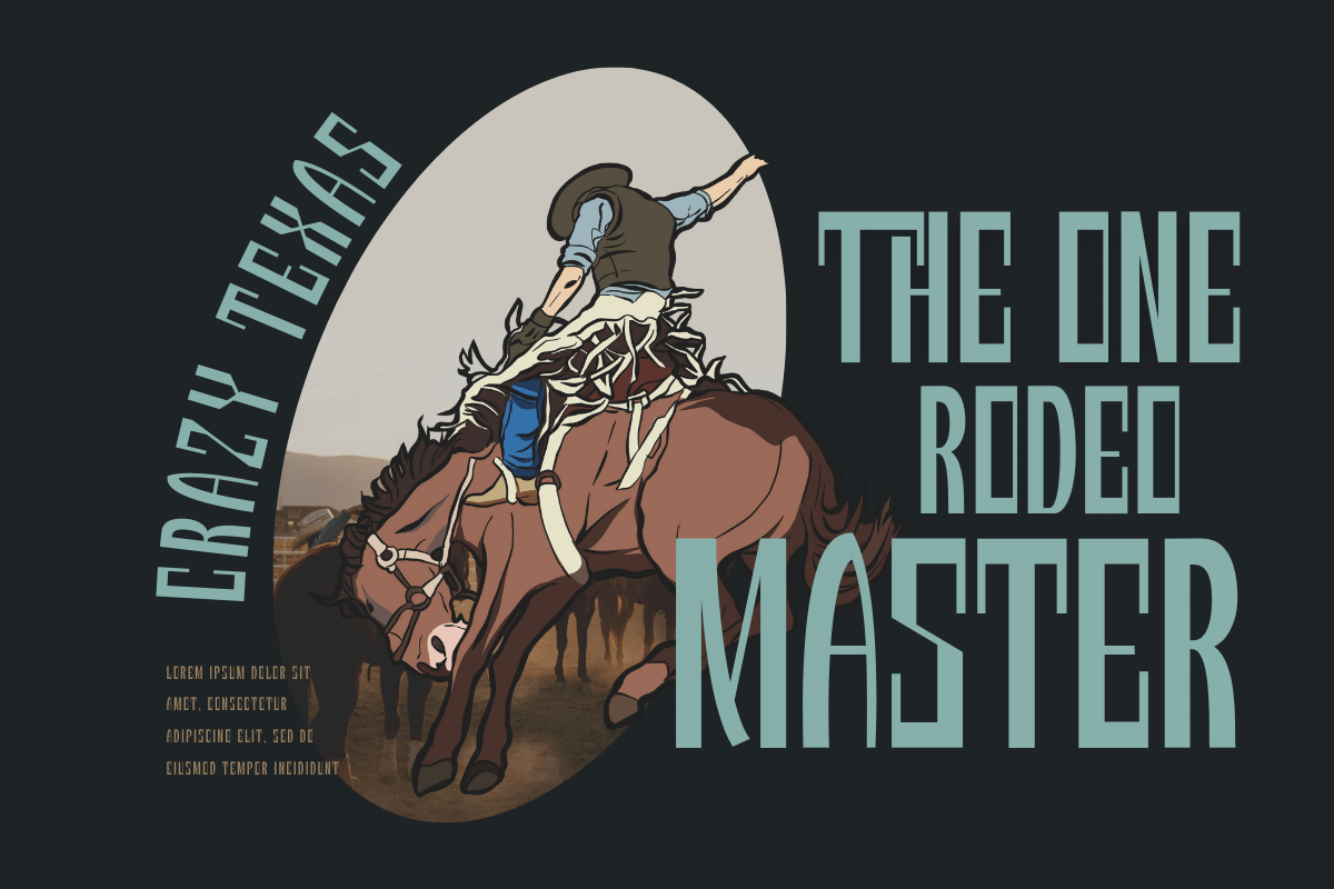 Koondim – Retro Condensed Font, a Sans Serif Font by twinstd (Photo 2 of 12)