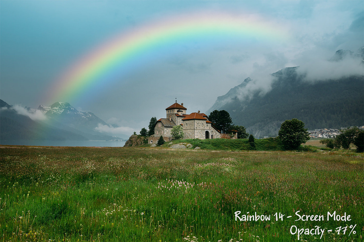 Rainbow Natural Light Overlays preview 4