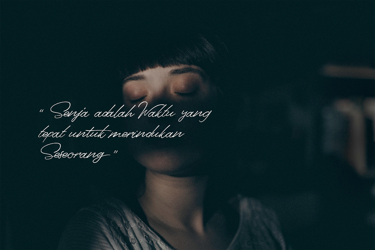 Senja script font, a Script Font by Emyself Design (Photo 5 of 7)