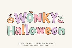 Wonky Halloween Font