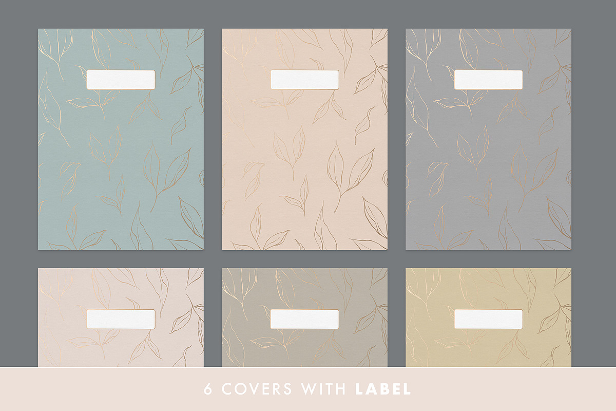 Goodnotes Digital Notebook Covers, a Stationery Template by By Lef Planning (Photo 3 of 5)