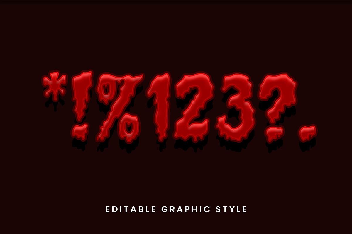 Bloody Slime Drip Text Effect preview 2