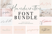 Handwritten FONT BUNDLE-Sale 99% OFF, a Script Font by Katie Holland (Thumbnail 1 of 34)