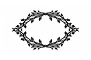 Decorative Nature Frame Silhouettem, a Graphic by BIPLOB EXPERT (Thumbnail 4 of 13)
