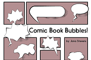 Comic Book Bubbles, a Graphic by jona.stevens (Thumbnail 1 of 4)