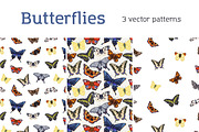 Vintage butterflies seamless pattern, a Pattern Graphic by Good Studio (Thumbnail 1 of 8)