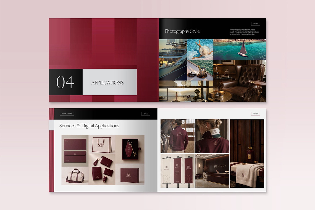 Luxury Brand Guidelines Template, a Brochure Template by BrandPacks (Photo 6 of 7)