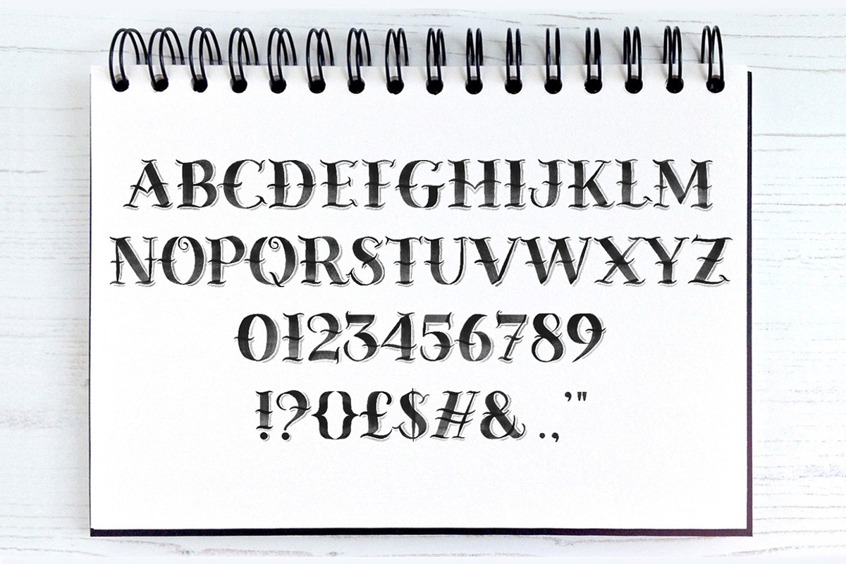 Sailor Bob Watercolour Display Font preview 5