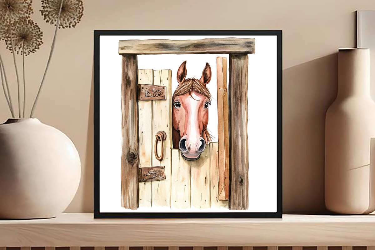 Watercolor Funny Western Boho Clipar, an Illustration by DreamCafeArt (Photo 4 of 5)