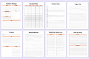 2025-26 Side Hustle Planner Canva, a Stationery Template by Mustafiz (Thumbnail 5 of 11)