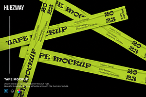 Tape Mockup, an Advertising Mockup by Hubzway