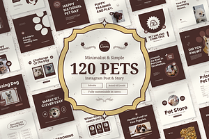 120 Pet Instagram Templates Canva