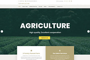 LT Agriculture Onepage WordPress, a WordPress Template by LTheme (Thumbnail 1 of 2)