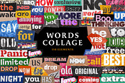 Words Collage Elements, an Object Graphic by Design Squad (Thumbnail 1 of 6)