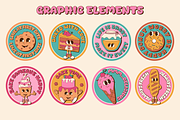 Groovy Sweet Food Collection, a Food Illustration by Alla's Creations (Thumbnail 6 of 13)