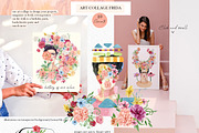 Flower head woman & Spring Floral, an Illustration by AnnaTkachi (Thumbnail 6 of 11)