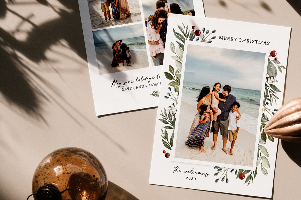 Christmas Card Template CD207, a Card Template by Salsal Design (Photo 2 of 4)