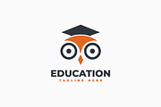 Owl Education Logo Template, a Branding & Logo Template by Zeer Graphic (Thumbnail 1 of 2)