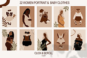 PREGNANT female. Modern art., a Decorative Illustration by EasyArt (Thumbnail 9 of 14)