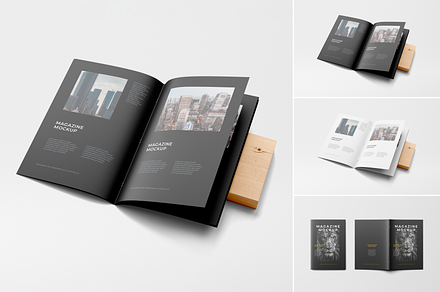 Magazine Mockup, a Books & Magazine Mockup by AlienValley