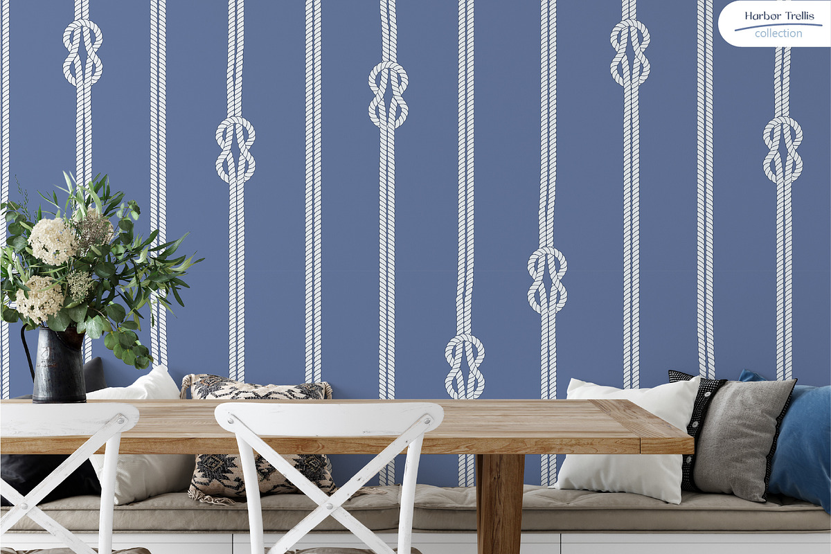 Harbor Trellis - Nautical Patterns, a Pattern Graphic by InaCorart (Photo 3 of 11)