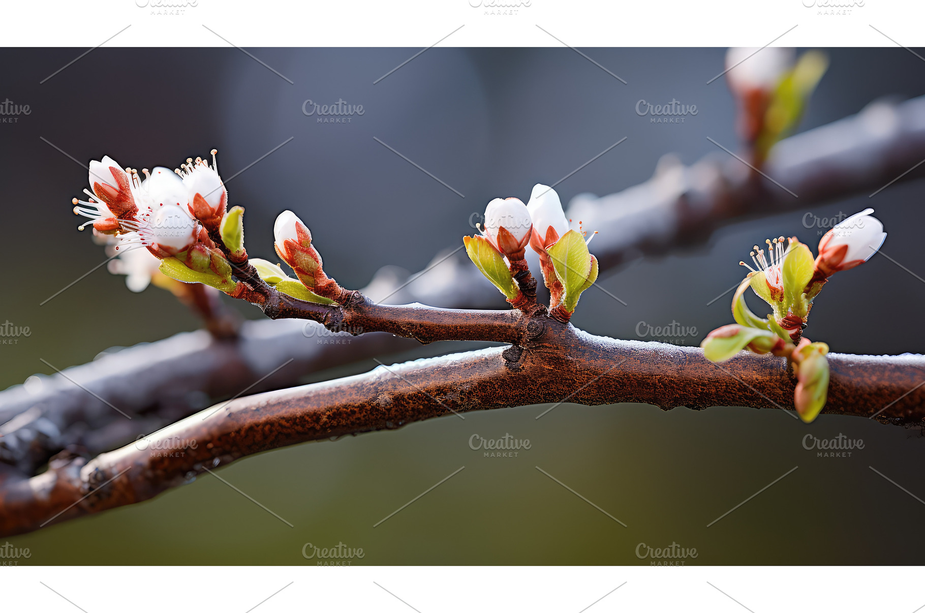 growth apple tree winter ai, a Nature Photo by pikepicture