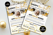 2026 New Year Real Estate Flyer, a Flyer Template by CreativeVinesStore (Thumbnail 1 of 5)