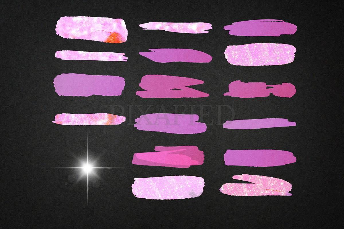 Pink Sparkling and Watercolour, an Illustration by Pixafied (Photo 2 of 4)