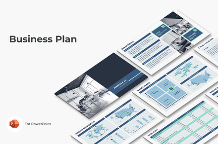 Business Plan PowerPoint, a Presentation Template by JetzTemplates