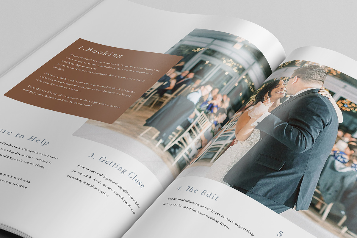 Videographer Magazine Template, a Magazine Template by By Stephanie Design