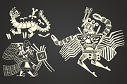 North America and Canada native art, an Illustration by Stanislav Kharchevskyi (Thumbnail 8 of 9)