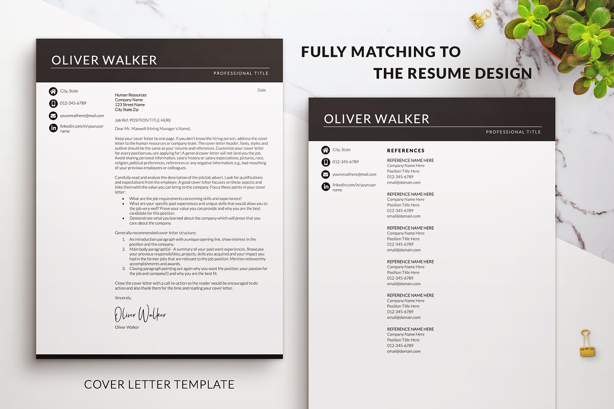 Business Resume CV Template, a Resume Template by BestResumes.Co (Photo 3 of 9)