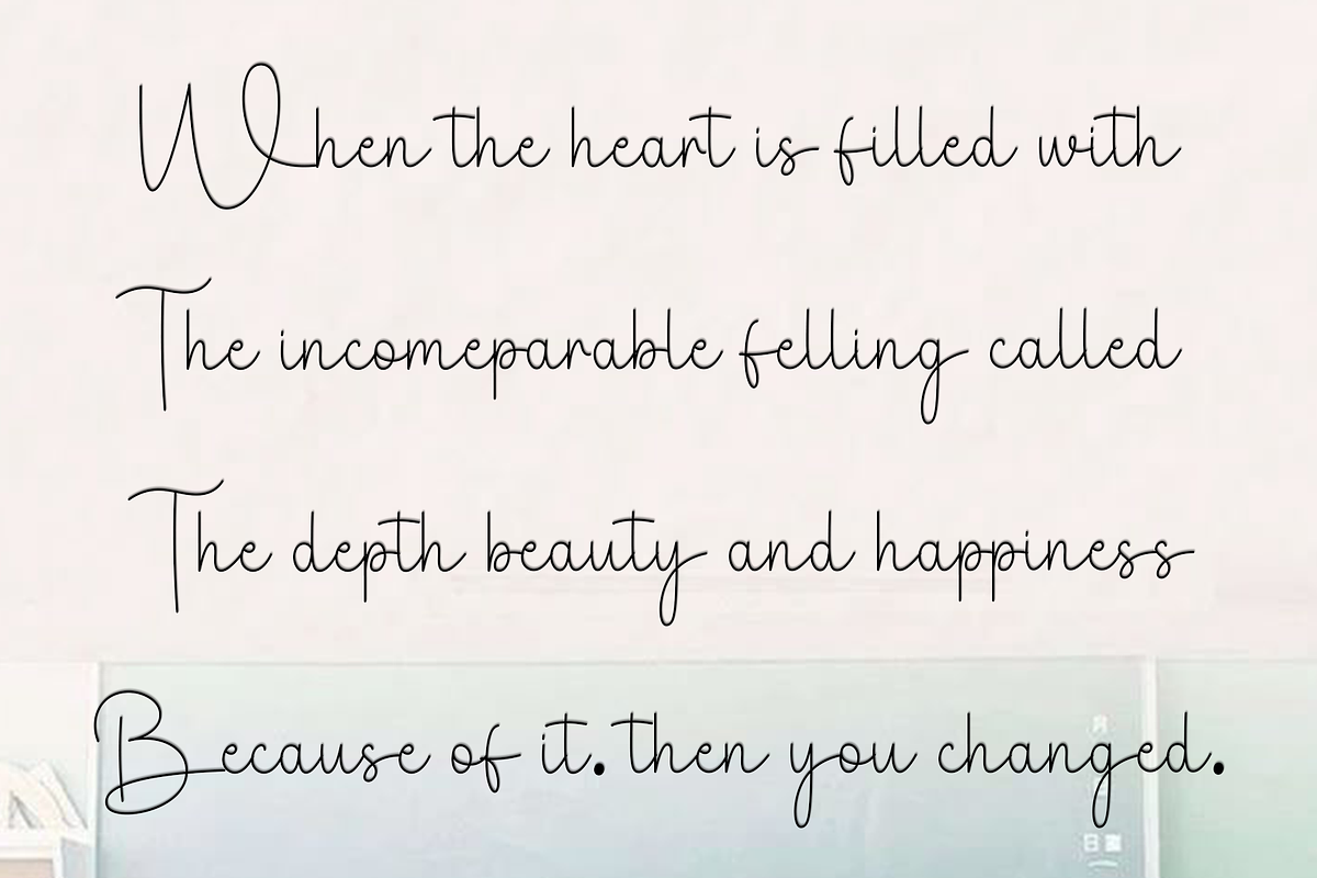 Daisy Birthday, a Handwritten Font by InermediaSTUDIO (Photo 2 of 8)