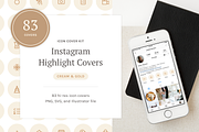 Instagram Highlights Icon Kit, a Graphic by Loh Studio (Thumbnail 1 of 3)