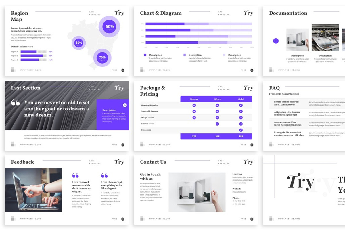Try - Anti Branding Keynote Template, a Presentation Template by SlideFactory (Photo 4 of 4)