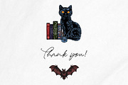 Edgar Allan Poe Gothic Clipart set, a Person Illustration by Yelloo Fish (Thumbnail 19 of 19)