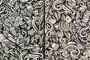 Tea Graphic Doodles Patterns, a Pattern Graphic by BALABOLKA (Thumbnail 3 of 6)