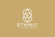 Mystic Ethnic Eye Logo Geometry, a Branding & Logo Template by Signatoro (Thumbnail 3 of 3)