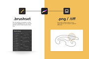 French Curves & Guides for Procreate, a Brush Add-On by Jinro (Thumbnail 3 of 8)