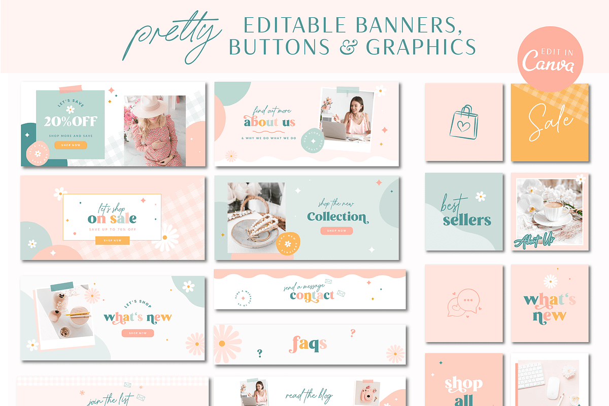 Daisy Shopify Theme Bright Pastel, a Shopify Template by Macarons and Mimosas (Photo 4 of 10)