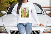 Gildan White Sweatshirt Mockup Car, a Hoody Mockup by Masters of Instagram (Thumbnail 3 of 3)