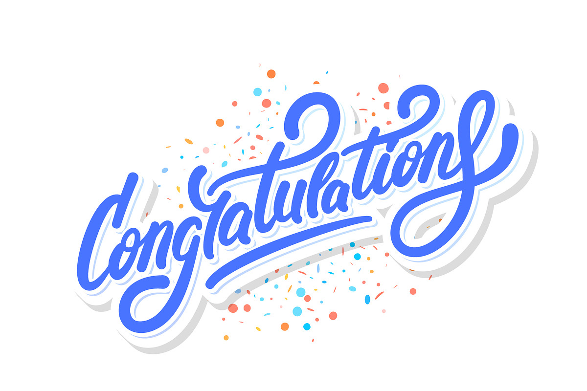 Congratulations vector cards., a Graphic by Alex Gorka (Photo 1 of 5)