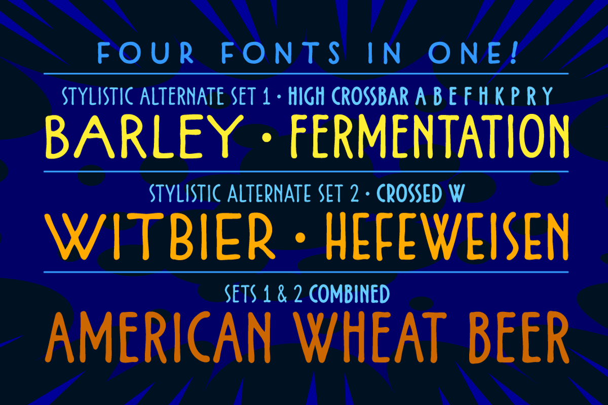 Dutch Courage Draught - Deco by hand, a Handwritten Font by Comicraft Fonts (Photo 3 of 5)