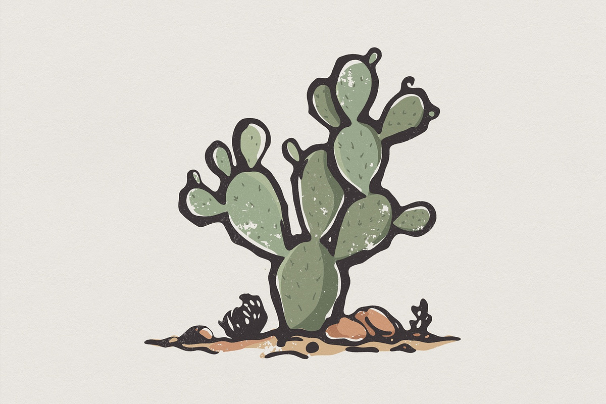 Prickly Pear Cactus PNG, Desert, an Illustration by SharpMarketplace (Photo 1 of 3)