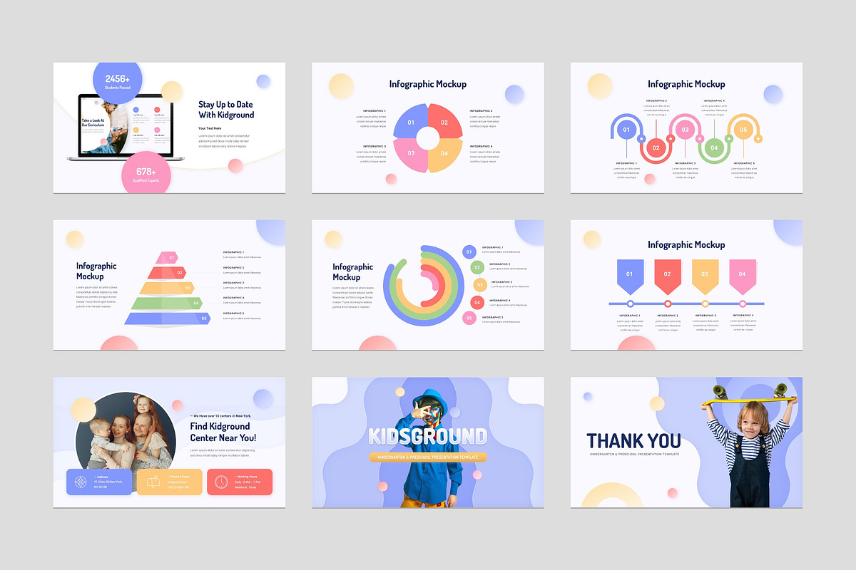 Kindergarten PowerPoint Template, a Presentation Template by Graphue (Photo 5 of 5)